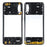For Samsung Galaxy A30s A307 Middle Plate Frame Mobile Phone Replacement Part (Without Logo) - Black - 1
