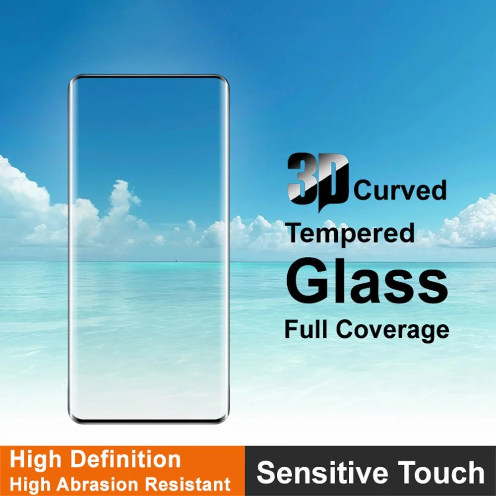 IMAK For Realme P4 Pro 5G Full Screen Protector Side Glue 3D Curved Edge Tempered Glass Film (Fingerprint Unlock) - 3