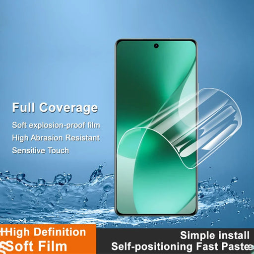 IMAK Hydrogel Film 4th For Realme P4 Pro 5G Full Screen Protector Ultra Clear Full Glue Soft TPU Film (Fingerprint Unlock) - Transparent - 2