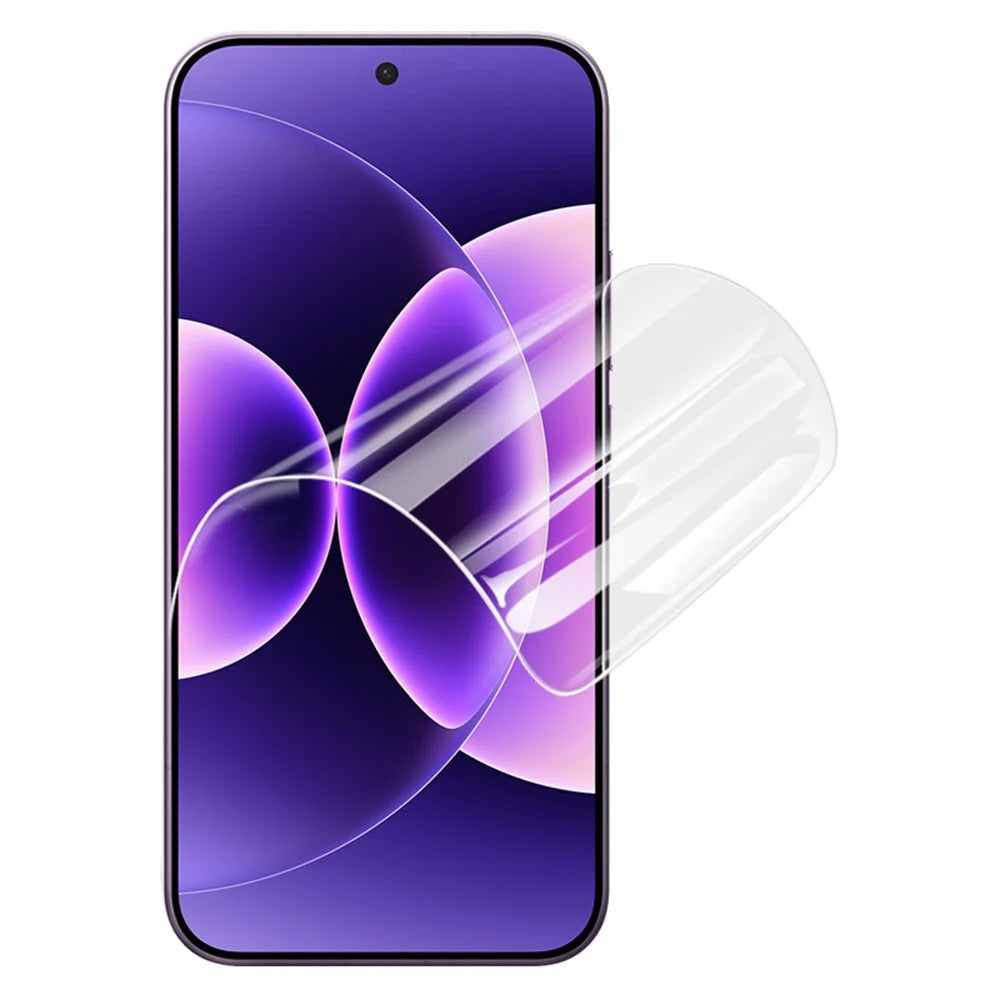 IMAK Hydrogel Film 4th For Xiaomi 17 Pro Max / 17 Max / OnePlus Nord CE6 5G / Turbo 6X Pro 5G / Ace 6 Ultra 5G Full Screen Protector Ultra Clear Full Glue Soft TPU Film (Fingerprint Unlock) - Transparent - 1