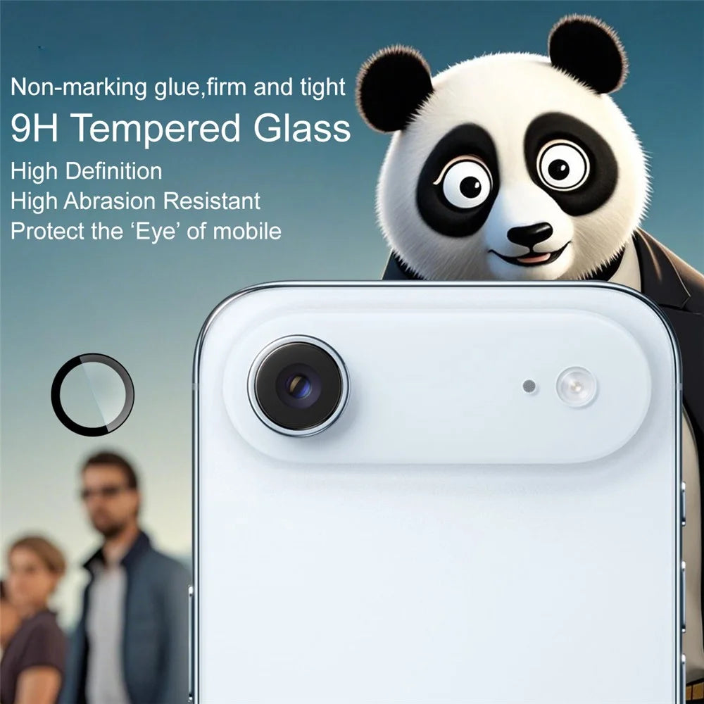 IMAK For iPhone Air Tempered Glass Full Coverage Camera Lens Protector with Self Positioning Frame (Complete Covering) - 3