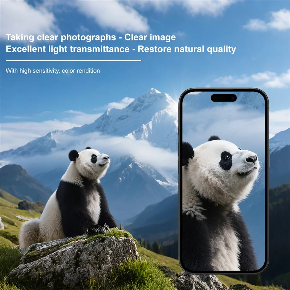 IMAK For iPhone Air Tempered Glass Full Coverage Camera Lens Protector with Self Positioning Frame (Complete Covering) - 6