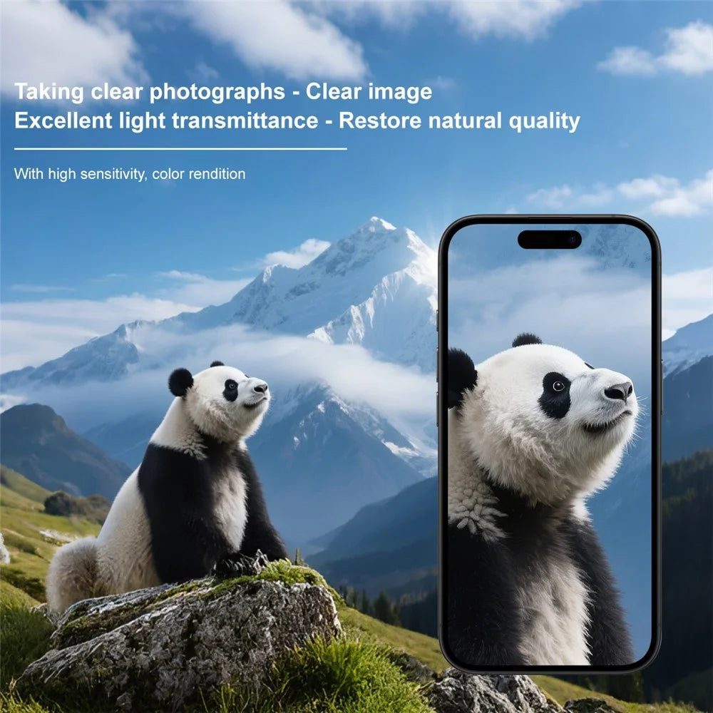 IMAK For iPhone 17 Pro / 17 Pro Max Tempered Glass Full Coverage Camera Lens Protector with Self Positioning Frame (Complete Covering) - 6