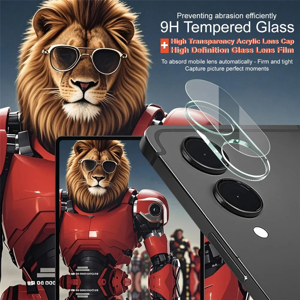 IMAK For Samsung Galaxy Tab S11 Ultra Tempered Glass Full Coverage Camera Lens Protector + Acrylic Lens Cap - 4