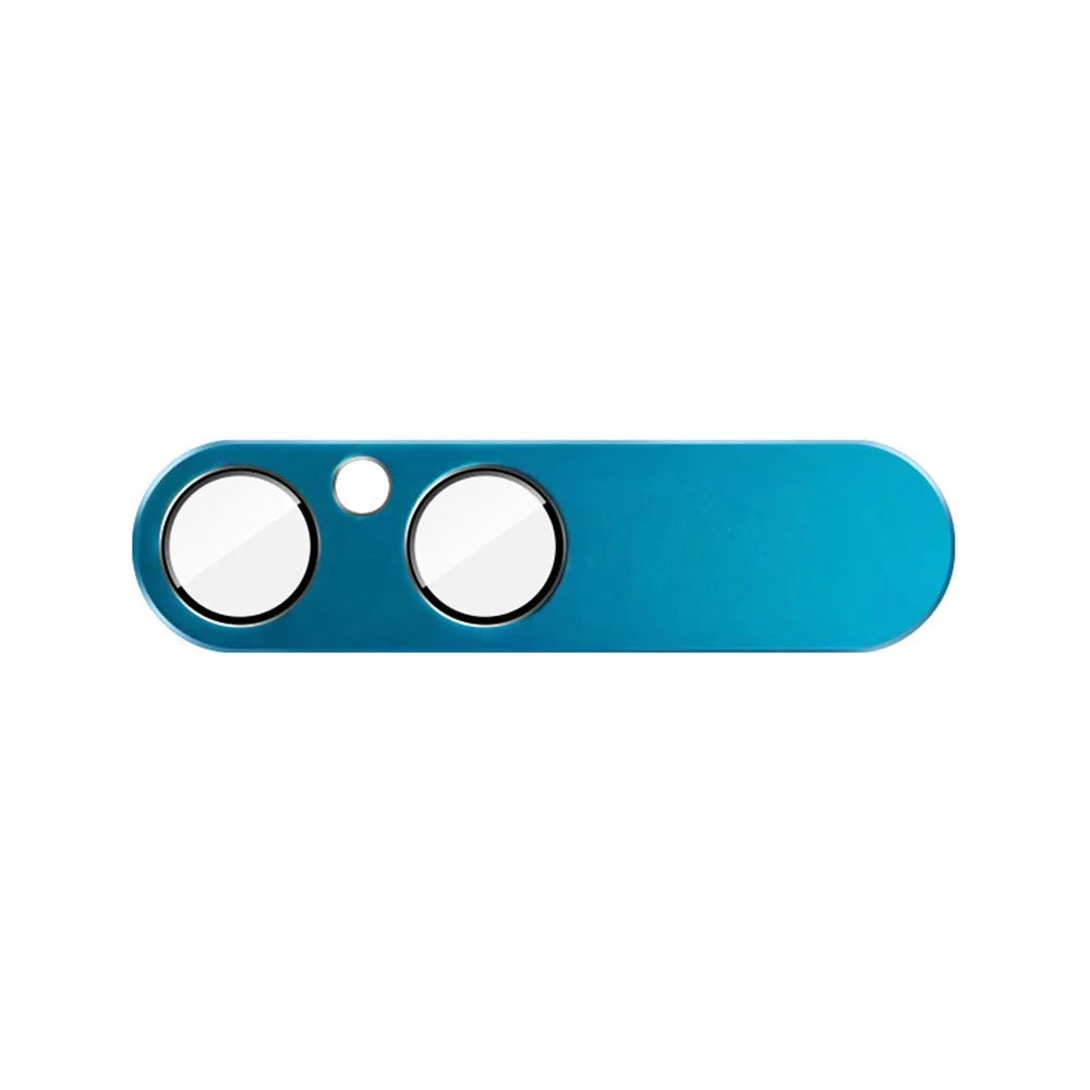 IMAK For Sony Xperia 10 VII Full Coverage Camera Lens Film Metal Lens Cap + Tempered Glass Lens Protector - Blue - 4