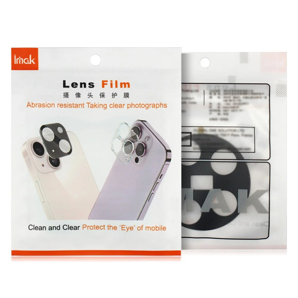 IMAK For Sony Xperia 10 VII Full Coverage Camera Lens Film Metal Lens Cap + Tempered Glass Lens Protector - Blue - 7