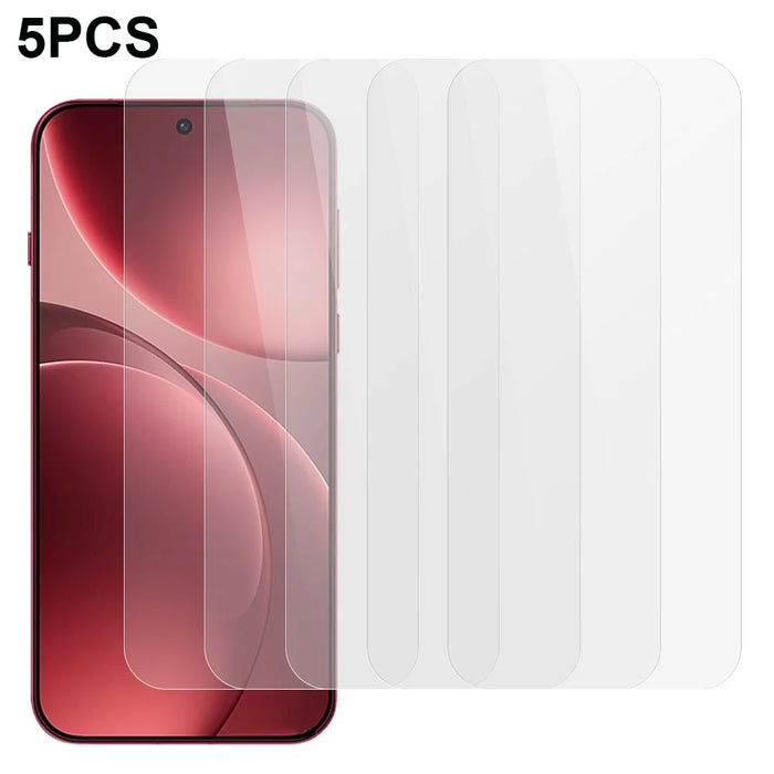 5Pcs For Oppo Find X9 Pro 5G Front Screen Protector 0.3mm 2.5D Tempered Glass Clear Film - 1
