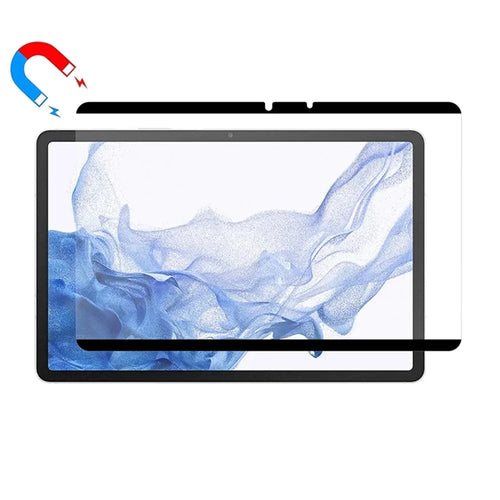 For Samsung Galaxy Tab S9 FE / Galaxy Tab S9 / Galaxy Tab S8 / Galaxy Tab S7 / Galaxy Tab S10 FE Paper-Feel Magnetic Screen Protector Detachable and Reusable Screen Film (NOT Complete Covering) - Black - 1