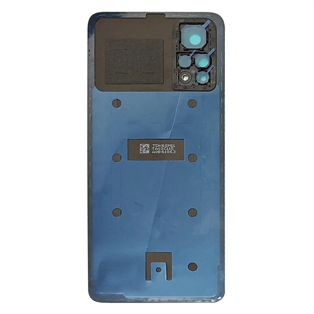 For Xiaomi Redmi Note 11 Pro 4G (MediaTek) Battery Cover Back Rear Housing with Camera Ring Cover Parts (without Logo) - Black - 3