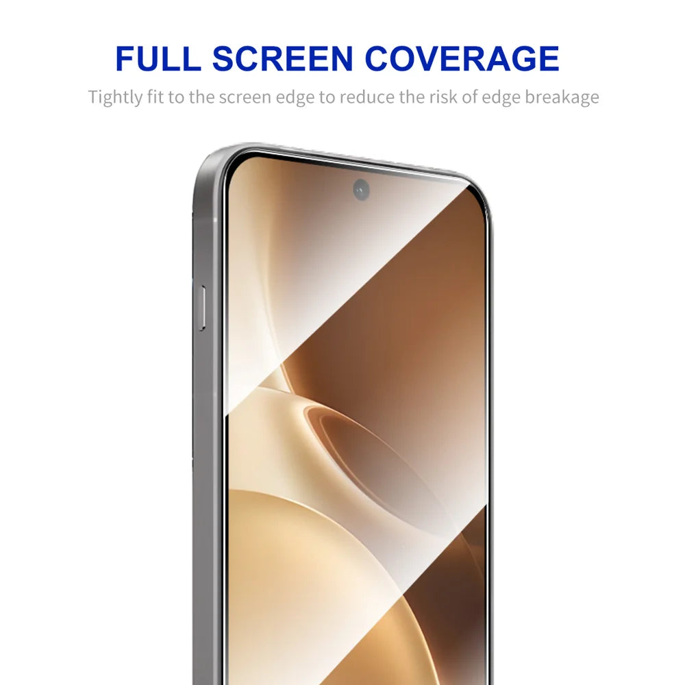 ENKAY HAT PRINCE For vivo X300 Pro 5G Screen Protector   Silk Print 0.18mm Tempered Glass (Fingerprint Unlock) - Transparent - 3