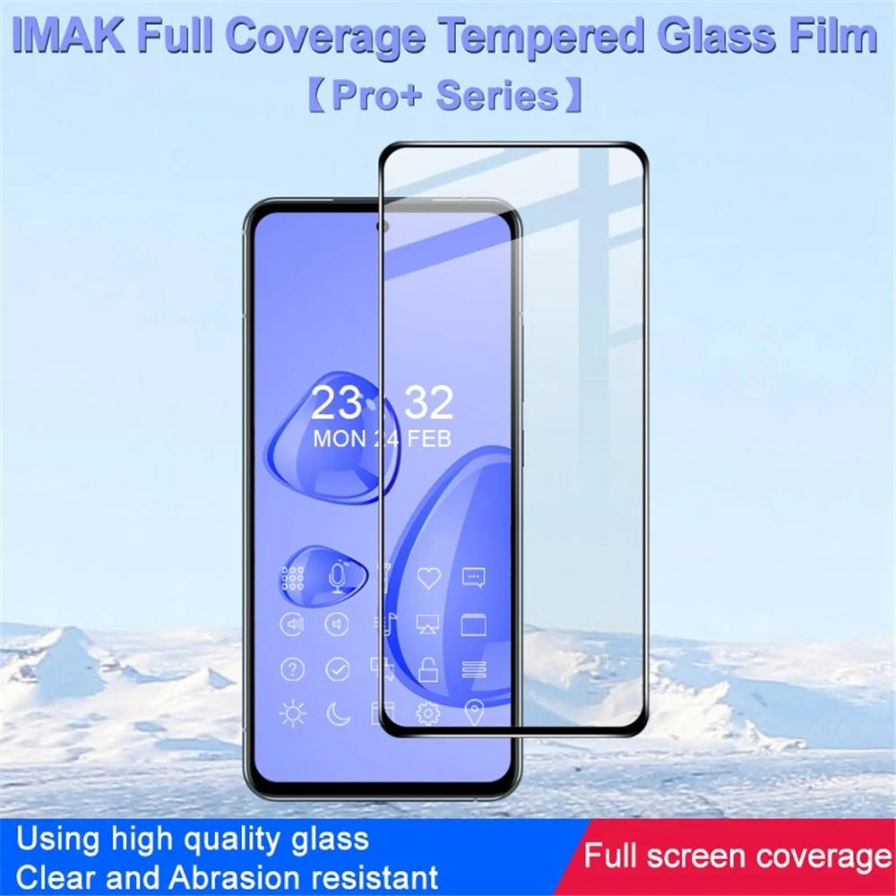 IMAK Pro+ Series for Nokia X30 5G Anti-explosion Anti-scratch Tempered Glass Full Screen Protector Full Glue Protective Film - 4