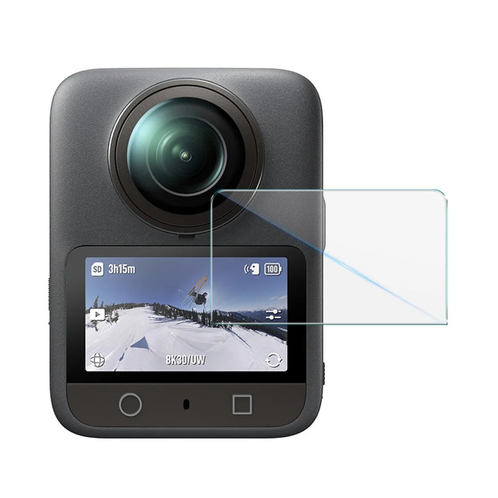 IMAK For DJI Osmo 360 Clear Tempered Glass Screen Protector with Self Positioning Frame - 1