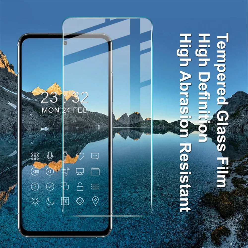 IMAK H Series for Nokia X30 5G Shatter-proof Phone Screen Protector Anti-scratch Tempered Glass Ultra Clear Film - 4