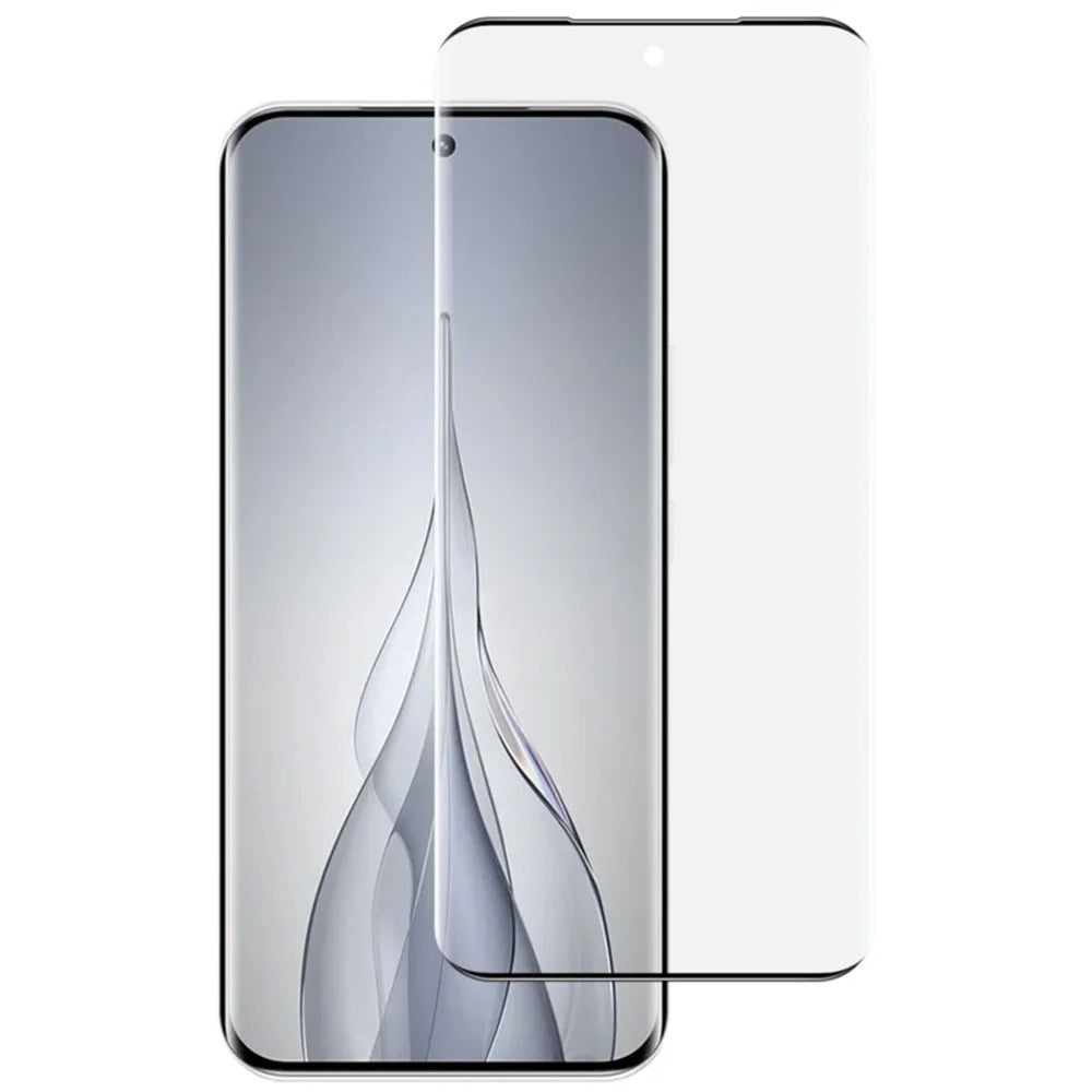 IMAK For TECNO Spark Slim 4G / Pova Slim 5G Full Screen Protector Side Glue 3D Curved Tempered Glass Film (No Edge Version) (Fingerprint Unlock) - 1