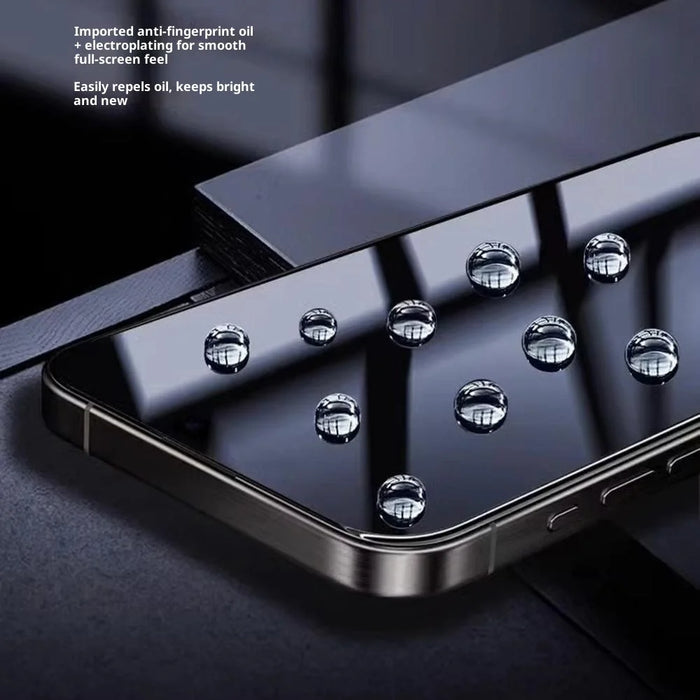 For iPhone 16 Pro Screen Protector AR Anti Reflective HD Full Glue High Aluminium-Silicon Glass Film - 7