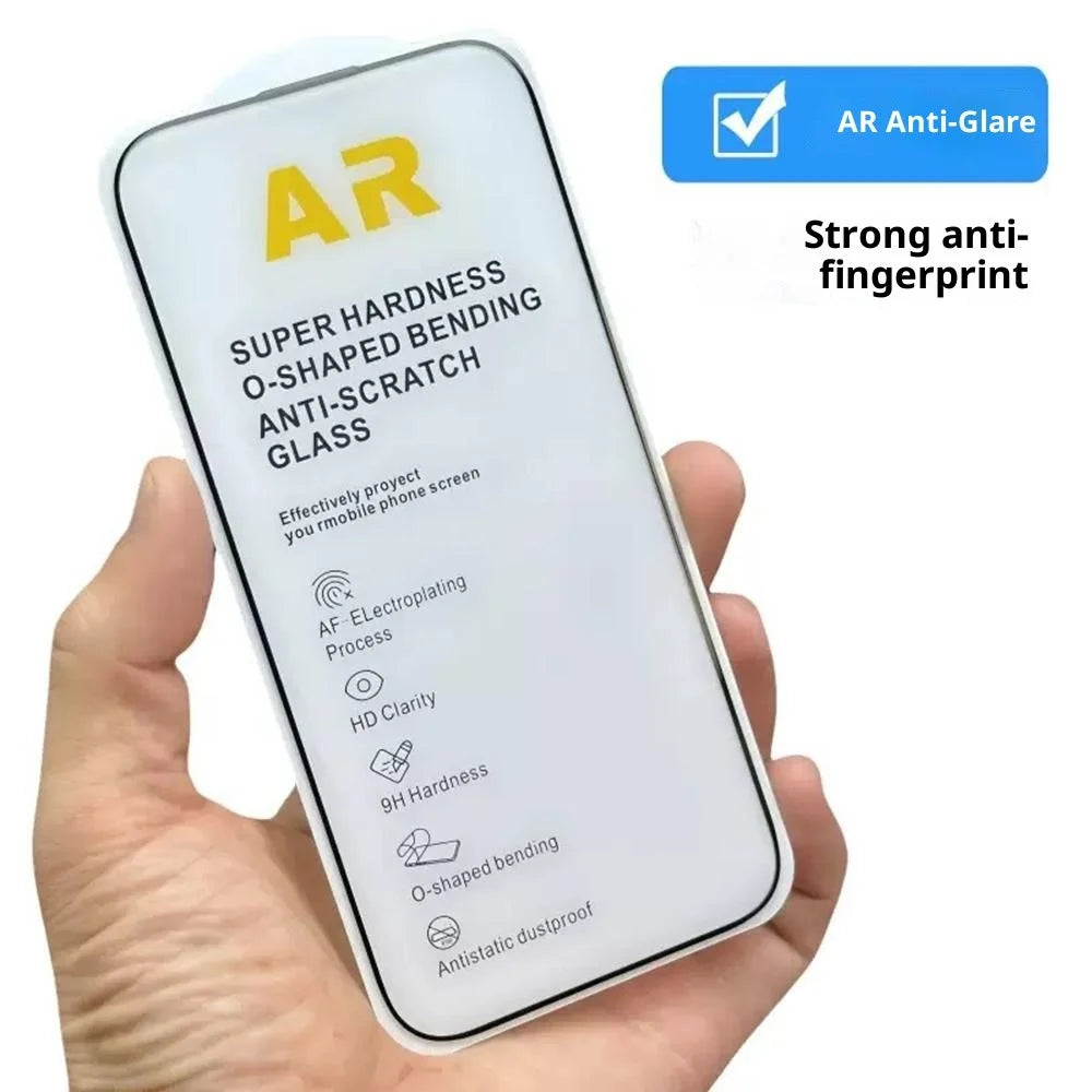 For iPhone 16 Pro Max Screen Protector AR Anti Reflective HD Full Glue High Aluminium-Silicon Glass Film - 3
