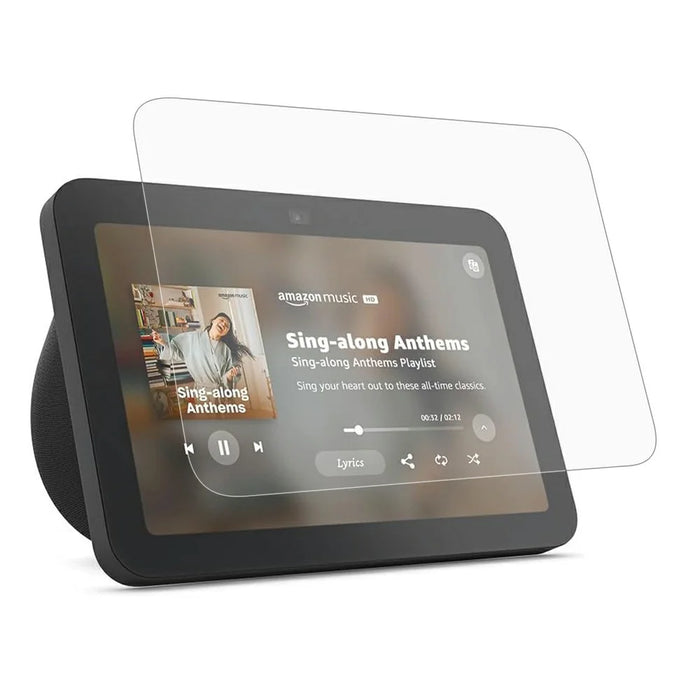For Amazon Echo Show 8 (2025) Tempered Glass Film 0.3mm Arc Edge HD Full Screen Protector - 1