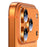 RURIHAI For iPhone 17 Pro Max Matte Full Coverage Camera Lens Protector Titanium Alloy Frame Tempered Glass Lens Film - Orange - 3
