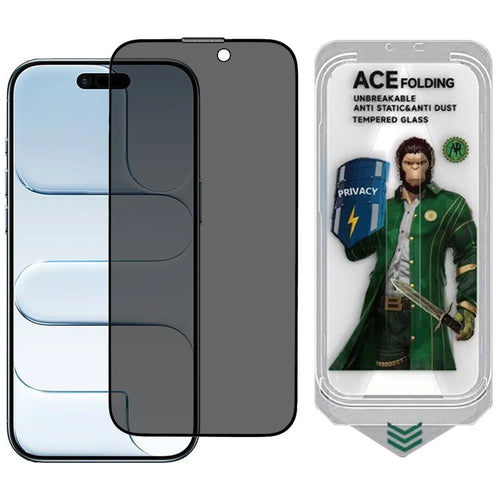 ESHMILY For iPhone Air Screen Protector 2.5D High Aluminium-Silicon Glass Anti Spy Film with Easy Installation Tool - 1