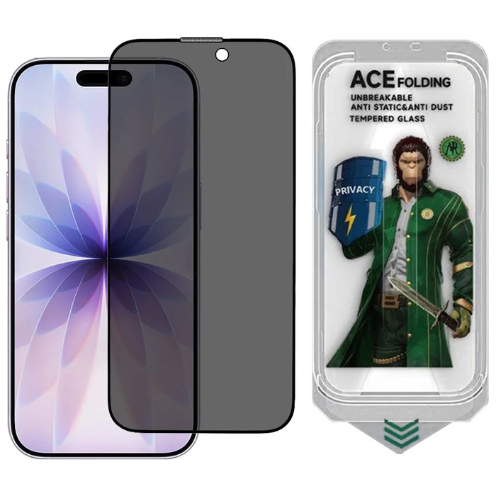 ESHMILY For iPhone 17 Screen Protector 2.5D High Aluminium-Silicon Glass Anti Spy Film with Easy Installation Tool - 1