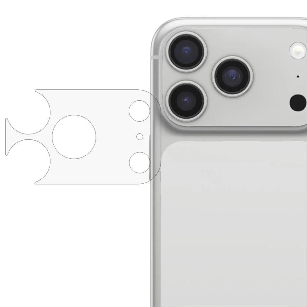 For iPhone 17 Pro Camera Lens Film Ultra Thin Matte Anti Scratch PET Lens Base Protector - 1