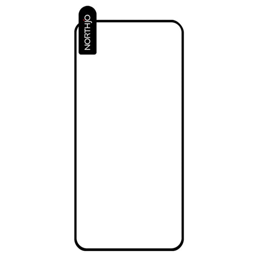 NORTHJO A++ For Samsung Galaxy S22 5G / S23 HD Clear Screen Protector Silk Printing 0.15mm 2.5D Anti-explosion Full Size High Aluminum-silicon Glass Film (Support Fingerprint Unlock) - Black - 2