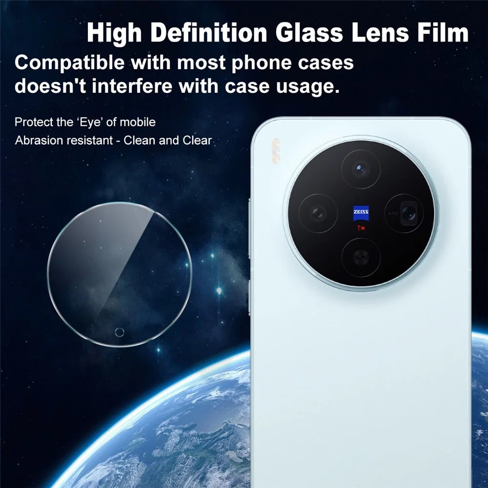 IMAK For vivo X300 5G Full Coverage Camera Lens Protector Slim Tempered Glass Lens Film - 2