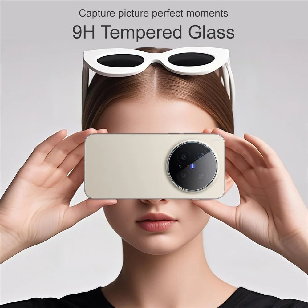 IMAK For vivo X300 Pro 5G Full Coverage Camera Lens Protector Slim Tempered Glass Lens Film - 3