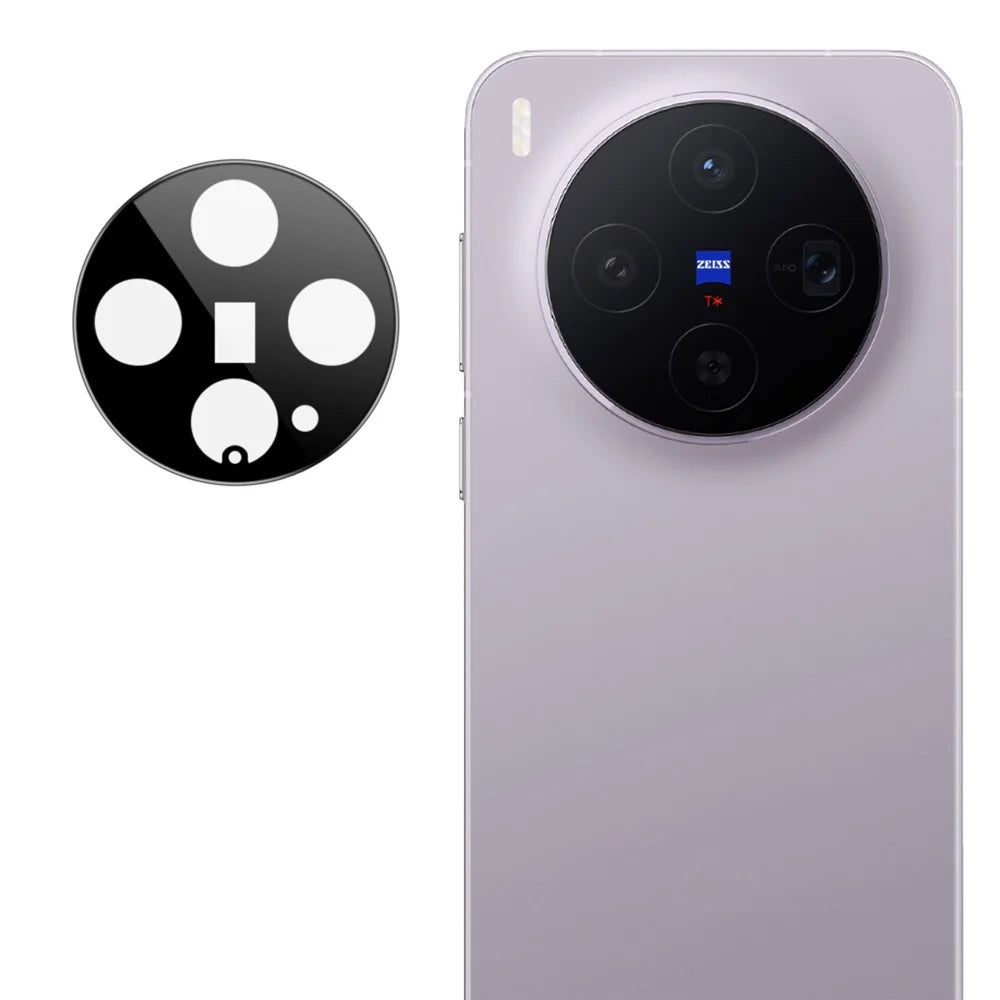 IMAK For vivo X300 5G Full Coverage Camera Lens Protector Tempered Glass HD Clear Lens Film (Black Version) - 1