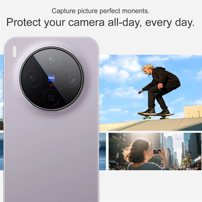 IMAK For vivo X300 5G Full Coverage Camera Lens Protector Tempered Glass Lens Film with Self Positioning Frame - 5