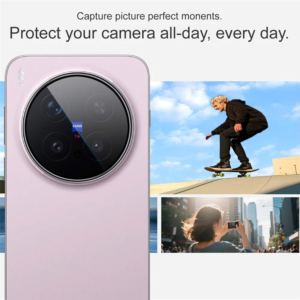 IMAK For vivo X300 Pro 5G Full Coverage Camera Lens Protector Tempered Glass Lens Film with Self Positioning Frame - 5