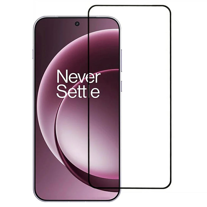 For OnePlus 15 5G Screen Protector Full Glue Silk Printing Tempered Glass Film Support Fingerprint Unlock - 1