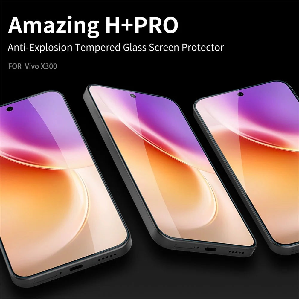 NILLKIN H+Pro for vivo X300 5G Full Screen Protector 9H Anti-Scratch Tempered Glass Film - 6