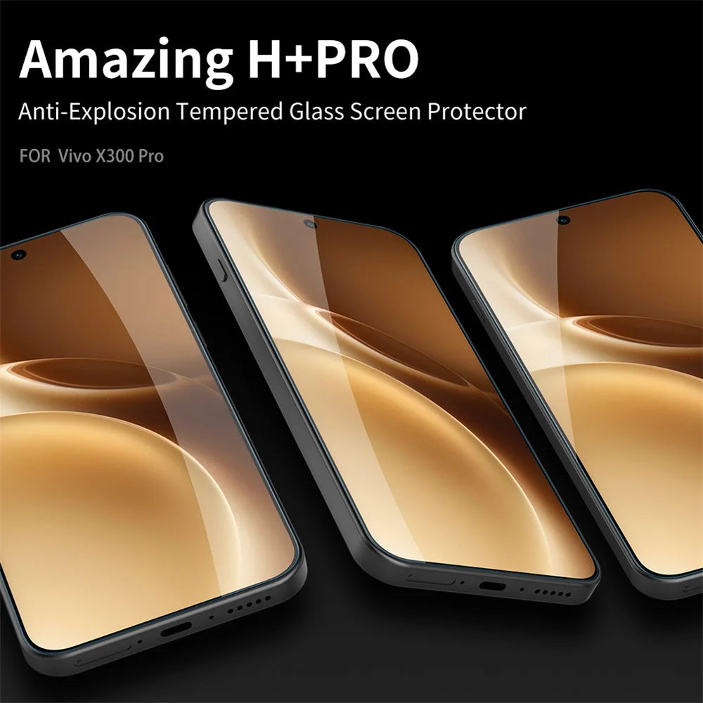NILLKIN H+Pro for vivo X300 Pro 5G Full Screen Protector 9H Anti-Scratch Tempered Glass Film - 6