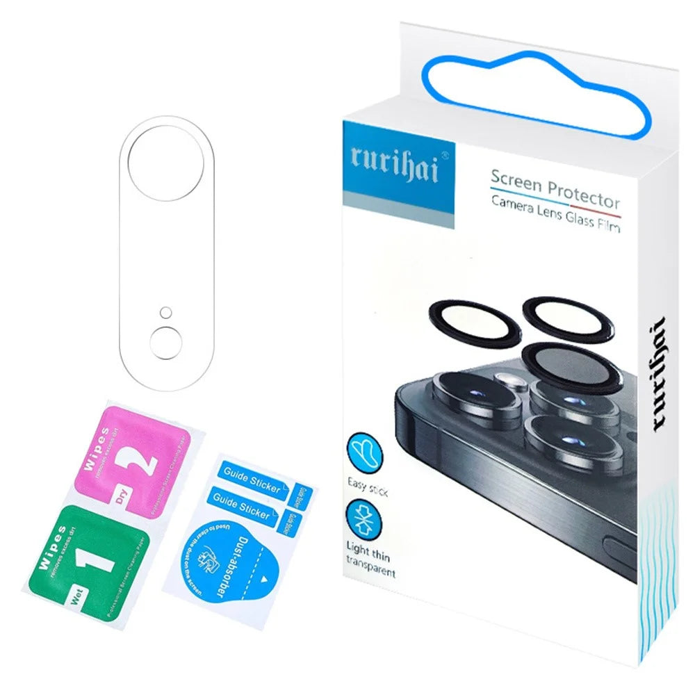 RURIHAI For iPhone Air Full Coverage Camera Lens Protector Matte Soft PET Lens Film - 4