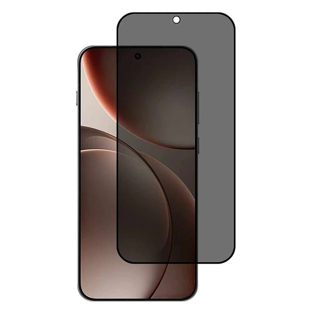 For Oppo Find X9 5G Full Cover Privacy Screen Protector Black Edge Full Glue Matte Anti-Spy Tempered Glass Film - 1