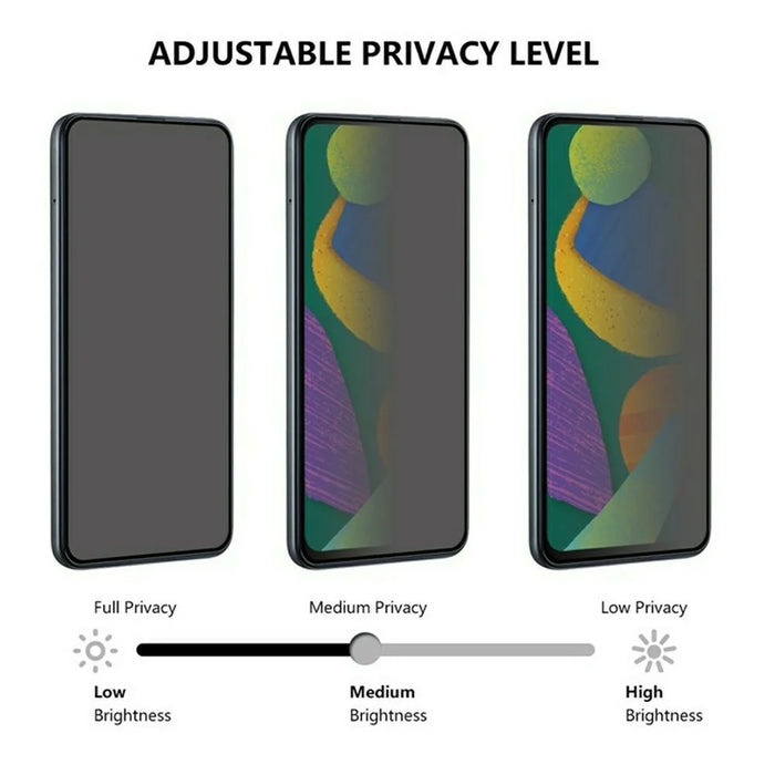 For Honor Magic8 5G Privacy Screen Protector 180-Degree Anti-Spy Tempered Glass Full Coverage Film - 3