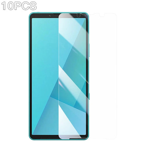 RURIHAI 10Pcs For Sony Xperia 10 VII Screen Protector 0.26mm 2.5D Full Glue High Aluminium Silicon Glass Film (NOT Complete Covering) - 1