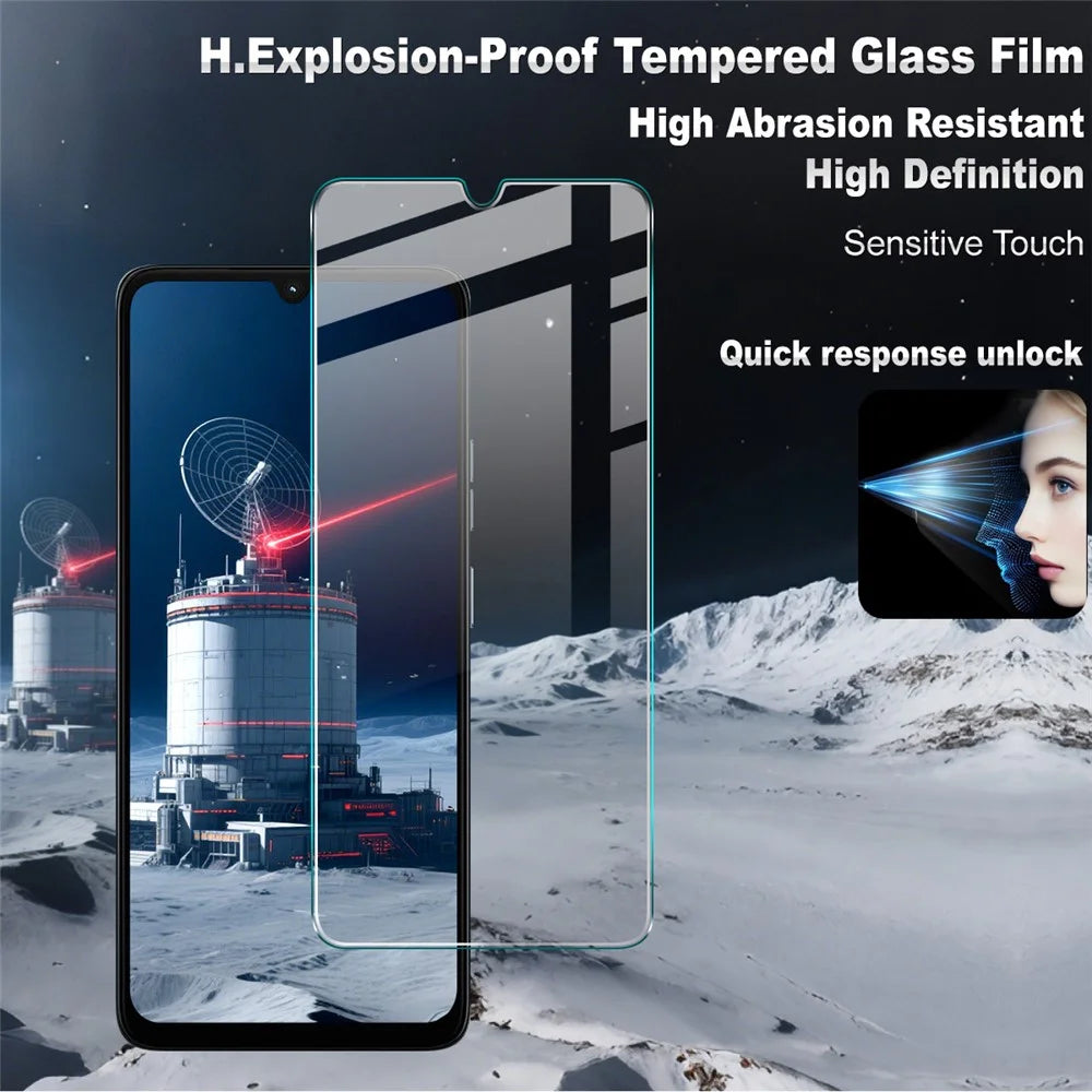 IMAK H Series For Motorola Moto G06 Power 4G / G06 4G Tempered Glass Screen Protector Shatter-Proof Protection (Not Complete Coverage) - 3