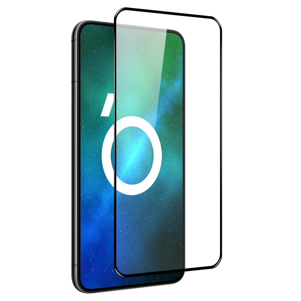 NORTHJO A++ 0.15mm 2.5D Full Screen Protector for Samsung Galaxy S22 5G / S23 , Silk Printing Ultra Clear High Aluminum-silicon Glass Film (Support Fingerprint Unlock) - Black - 4