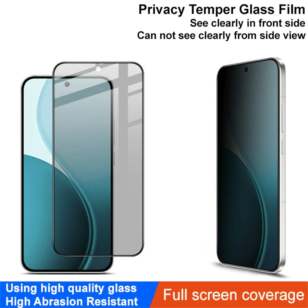 IMAK For Oppo A6 Pro 4G / 5G Privacy Screen Protector Anti Peep Full Cover Tempered Glass Film (Fingerprint Unlock) - 3