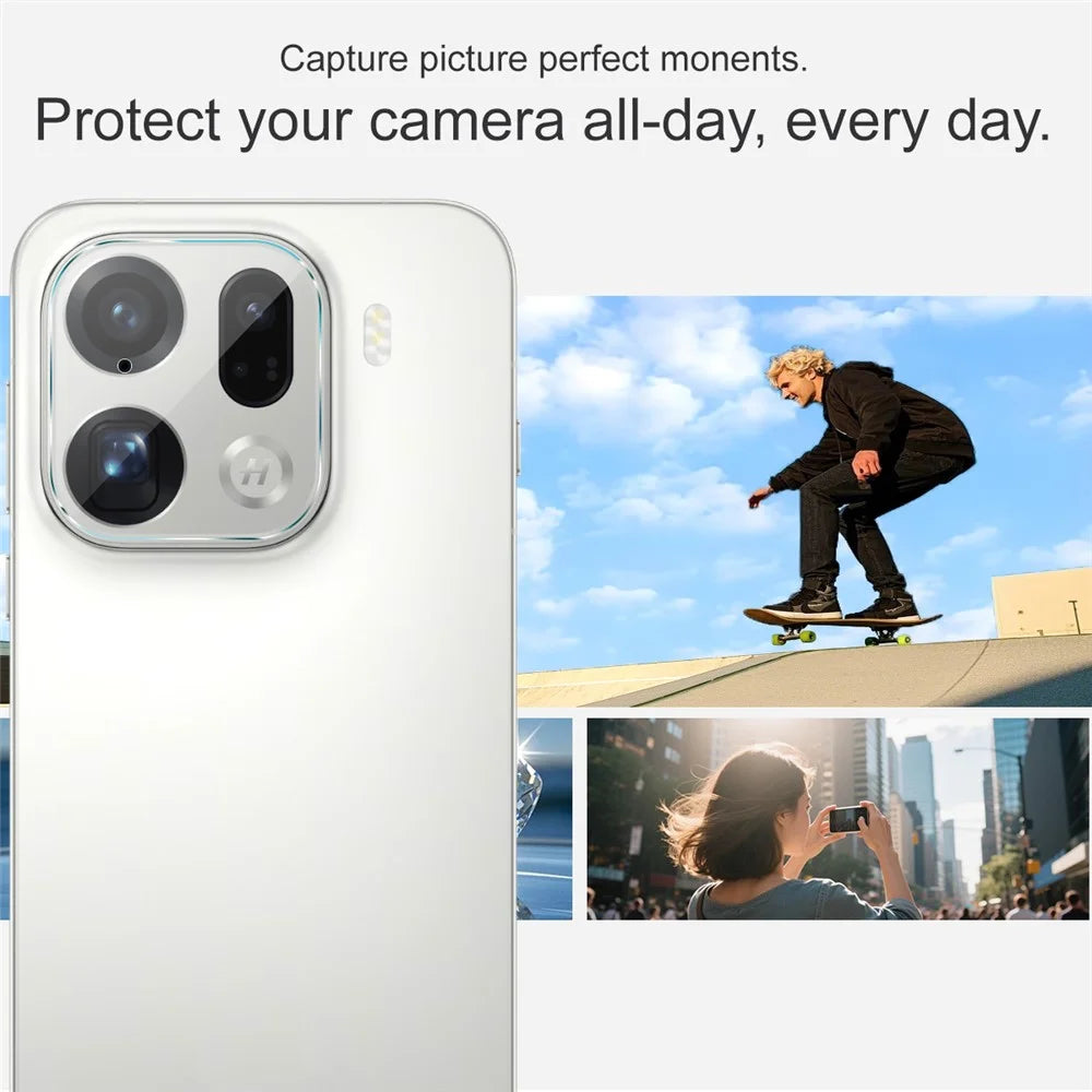 IMAK For Oppo Find X9 Pro 5G Full Coverage Camera Lens Protector Slim Tempered Glass Lens Film - 5