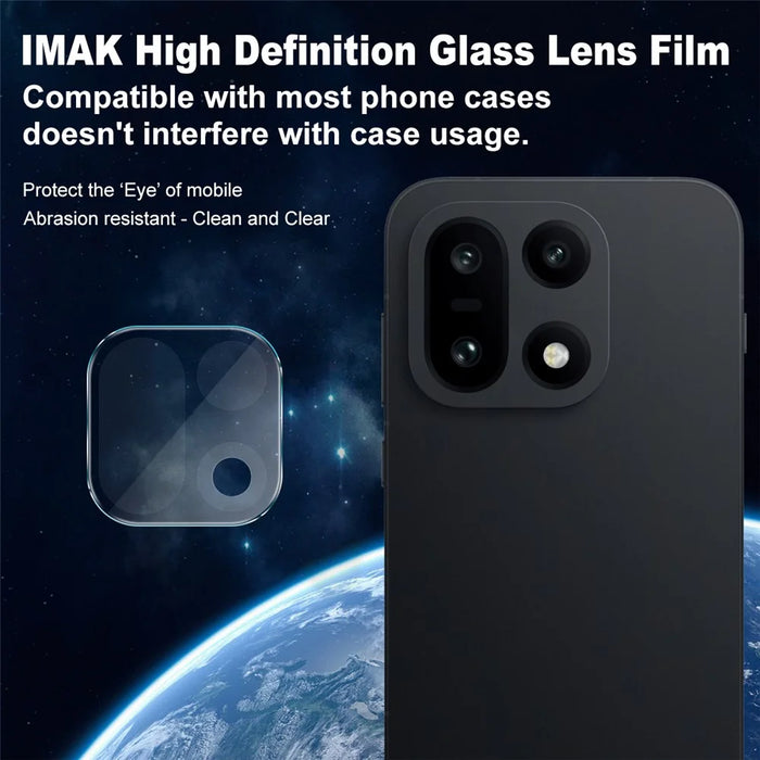 IMAK For OnePlus 15 5G Full Coverage Camera Lens Protector Slim Tempered Glass Lens Film - 2