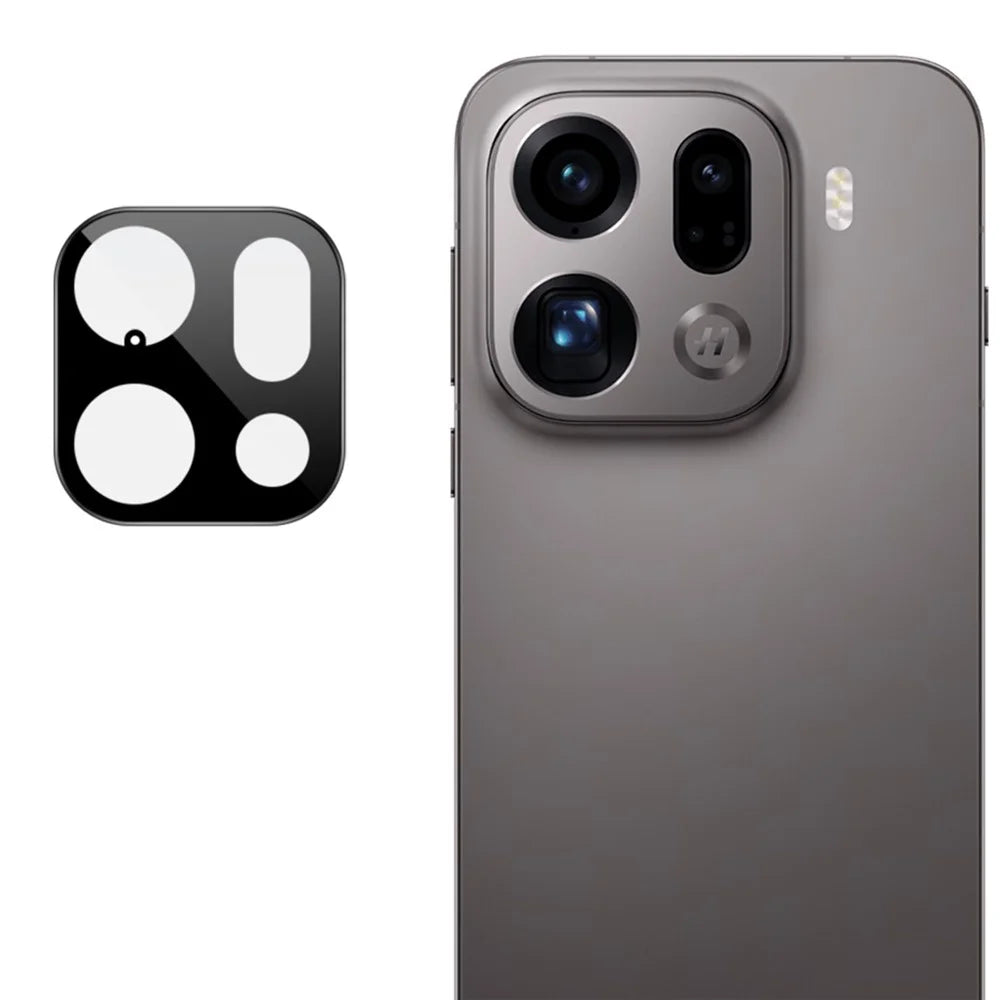 IMAK For Oppo Find X9 Pro 5G Camera Lens Protector Tempered Glass HD Clear Lens Film (Black Version) - 1