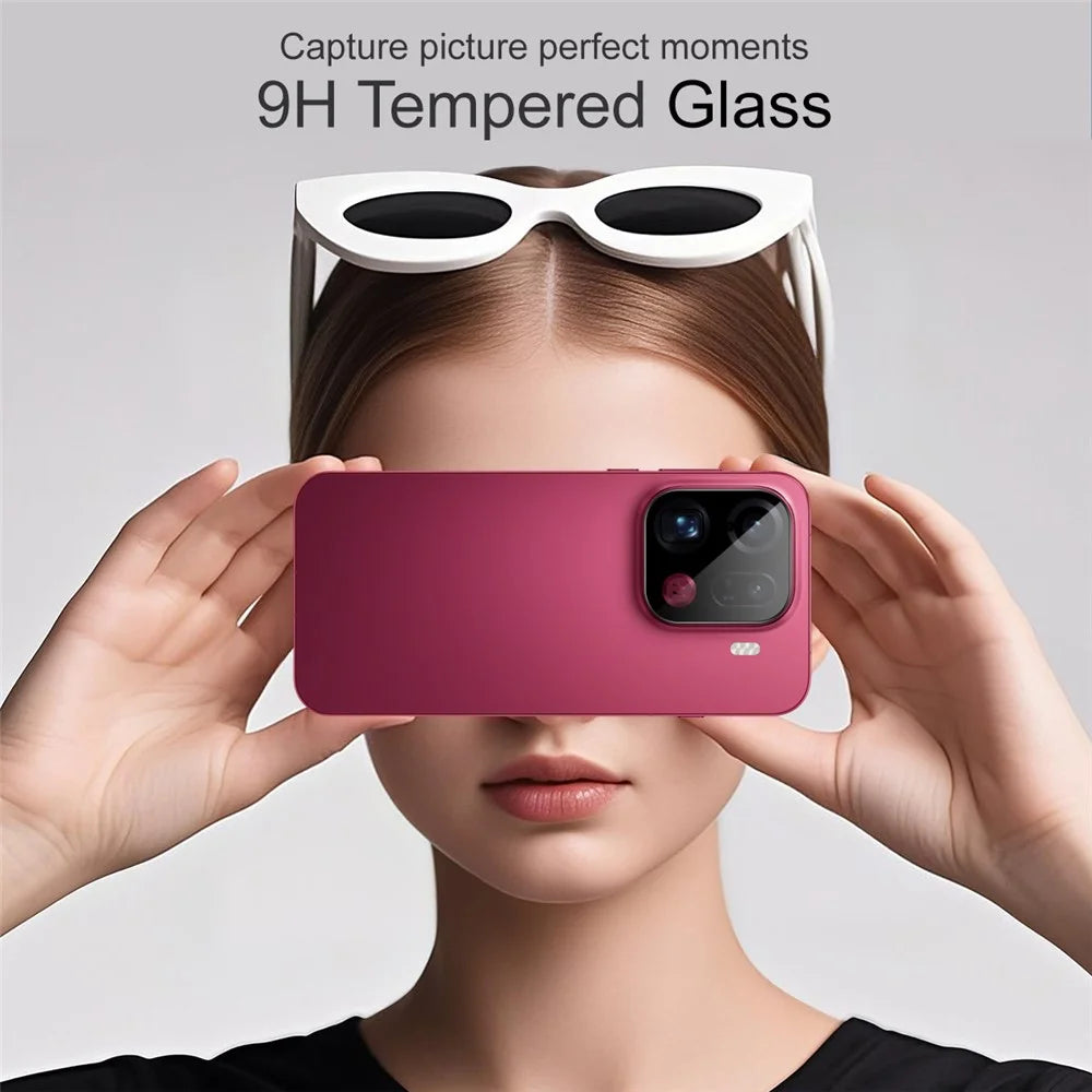 IMAK For Oppo Find X9 Pro 5G Camera Lens Protector Tempered Glass HD Clear Lens Film (Black Version) - 3