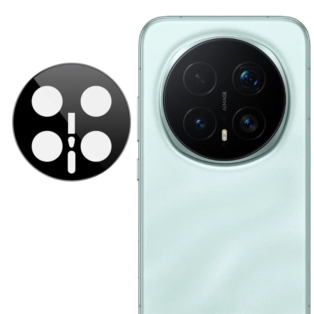 IMAK For Honor Magic8 Pro 5G Full Coverage Camera Lens Protector Tempered Glass HD Clear Lens Film (Black Version) - 1
