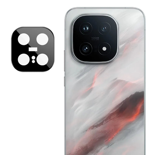 IMAK For vivo iQOO 15 5G Full Coverage Camera Lens Protector Tempered Glass HD Clear Lens Film (Black Version) - 1