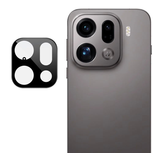 IMAK For Oppo Find X9 Pro 5G Tempered Glass Full Coverage Camera Lens Protector with Self Positioning Frame (Black Version) - 1