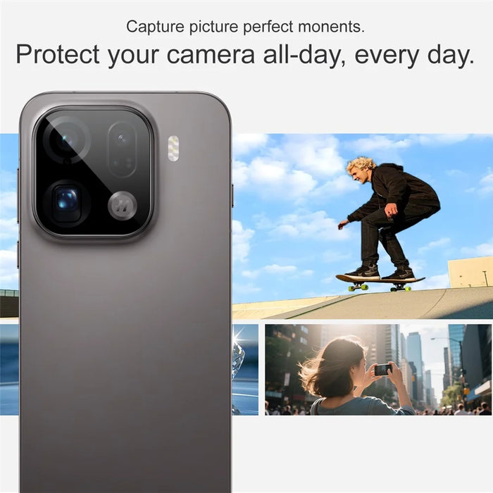 IMAK For Oppo Find X9 Pro 5G Tempered Glass Full Coverage Camera Lens Protector with Self Positioning Frame (Black Version) - 5
