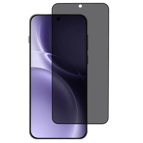 For vivo X300 Pro 5G Tempered Glass 180 Degree Anti-Peep Film Black Edge Full Glue Full Screen Protector with Fingerprint Unlock - 1